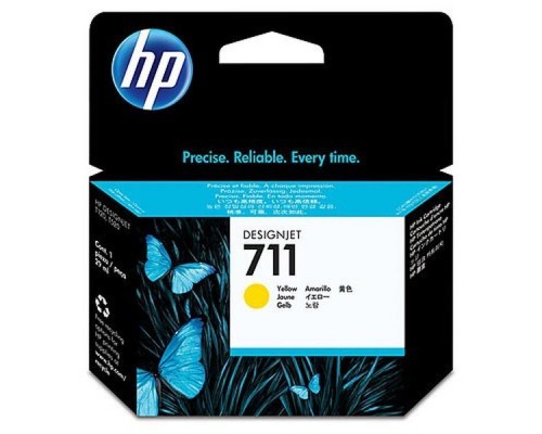 Картридж струйный HP CZ132A  (№711) Жёлтый