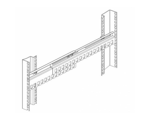 Кабельный органайзер Горизонтальный ЦМО ГКО-45-100 двухсторонний окна 1U глуб.:67.6мм