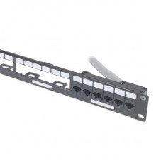 Заглушка APC Data Distribution 1U Panel, Holds 4 each Data Distribution Cables for a Total of 24 Ports                                                                                                                                                    