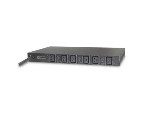 Панель питания распределительная APC Rack PDU, Basic, 1U, 22kW, 230V, (6) C19 out; IEC 309 in