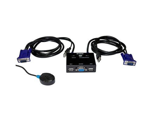 Переключатель D-Link KVM-221 (KVM-221/RU)