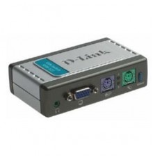 Переключатель D-Link KVM-121 на 2 компьютера, звук (кабели в комплекте)                                                                                                                                                                                   