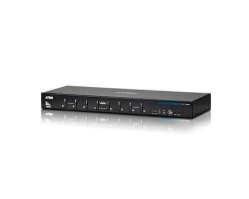 Переключатель электронный 8 PORT USB DVI DUAL LINK KVM SWITCH