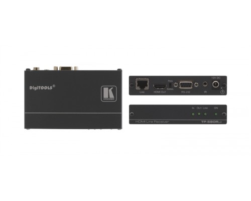 Передатчик Kramer Electronics [TP-580TXR] сигнала HDMI, RS-232 и ИК в кабель витой пары (TP), до 180 м