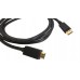 Кабель Kramer C-DPM/HM-6  DisplayPort-HDMI (Вилка - Вилка), 1,8 м