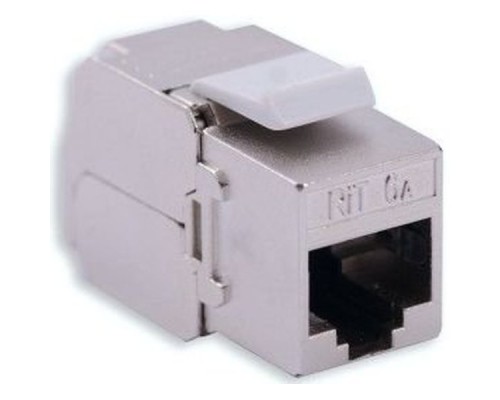Cat.6A Jack,HD,STP,Tool-Less,568A+B, Connecting Hardware