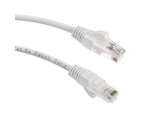 Патчкорд Lanmaster LAN-PC45/U5E-5.0-WH вилка RJ-45-вилка RJ-45 кат.5е 5м белый LSZH (уп.:1шт)