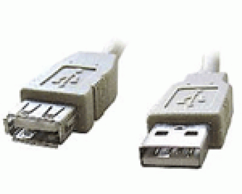 Удлинитель USB 2.0 A--A 3м Gembird CC-USB2-AMAF-10