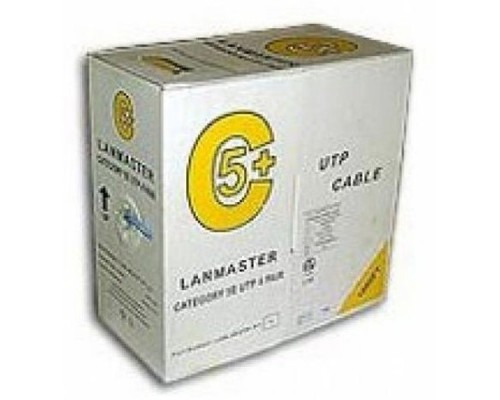 Кабель UTP 4 пары кат.5e Lanmaster LAN-5EUTP-GY 305м