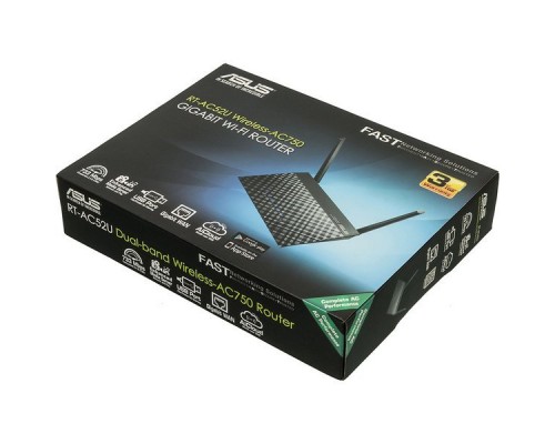 Маршрутизатор ASUS RT-AC52U Dual-band, 802.11ac, 3x int Antenna