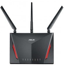 Маршрутизатор ASUS RT-AC86U 802.11a/b/g/n/ac, 1xWAN, 4xGLAN up to 2167Mb/c, USB2.0/3.0                                                                                                                                                                    