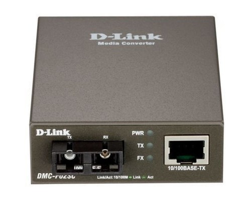 Медиаконвертер D-Link DMC-F02SC/A1A многомодовый 10/100TX-100FX (SC)