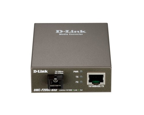 Медиаконвертер D-Link DMC-F20SC-BXD/A1A 100BaseTX в 100BaseFX, SM, 20km, LC, TX 1550nm, RX 1310nm