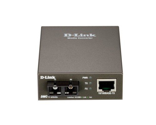D-Link DMC-F30SC/A1A Медиаконвертер из 100BASE-TX по витой паре в 100BASE-FX по одномодовому волокну (30 км, SC)