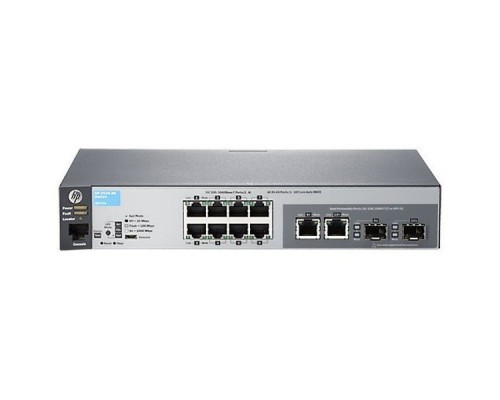 Коммутатор Aruba 2530 8G Switch (8 x 10/100/1000 + 2 x SFP or 10/100/1000, Managed, L2, virtual stacking, 19