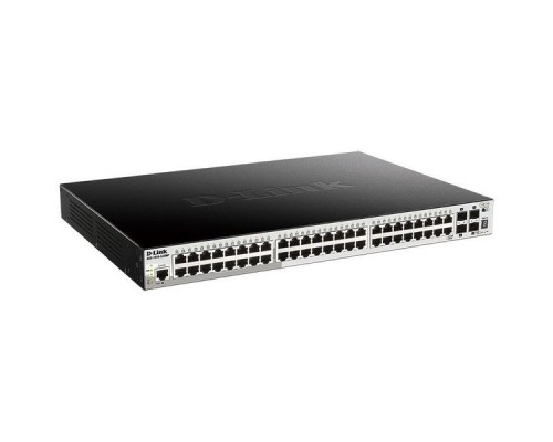 Коммутатор D-Link DGS-1510-52XMP/A1A 48G 4SFP+ 48PoE 370W настраиваемый