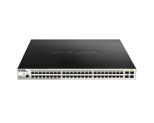 Коммутатор D-Link DGS-1210-52MPP/ME/B1A 48G 4SFP 48PoE 740W управляемый