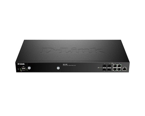 Коммутатор D-Link DWC-2000/A2A, WLAN Controller with  4 100/1000Base-T/combo-SFP ports, manage up to 64/256 Unified APs. 4x 10/100/1000 BASE-T GE/SFP Ports, 2x USB 2.0 Ports, Slot for hard disk drive module, 1x