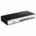 D-Link DGS-1210-10P Настраиваемый коммутатор WebSmart с 8 портами 10/100/1000Base-T и 2 портами 1000Base-X SFP (8 портов с поддержкой PoE 802.3af/802.3at (30 Вт), PoE-бюджет 65 Вт)