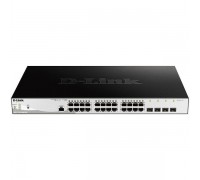 Коммутатор D-Link DGS-1210-28MP/ME DGS-1210-28MP/ME/B1A 24G 24PoE 370W управляемый                                                                                                                                                                        
