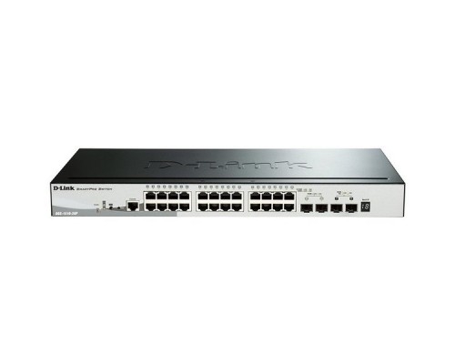 Коммутатор D-Link DGS-1510-28P/A1A 24G 2SFP 2SFP+ 24PoE 193W управляемый