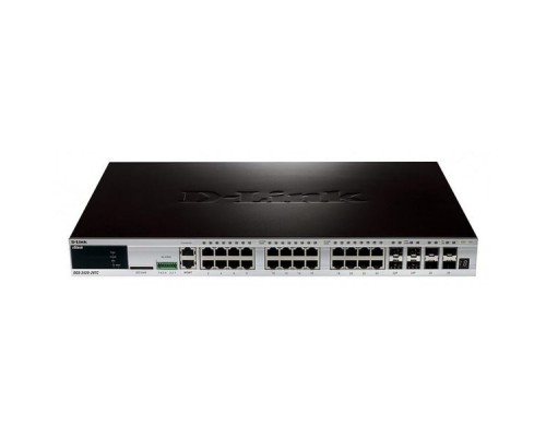 Коммутатор D-Link DGS-3420-28TC/B1A 24G 4SFP+ управляемый