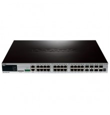 Коммутатор D-Link DGS-3420-28PC управляемый 24x10/100/1000Mbps, 4xCombo SFP/1000BaseT, 4xSFP+                                                                                                                                                             