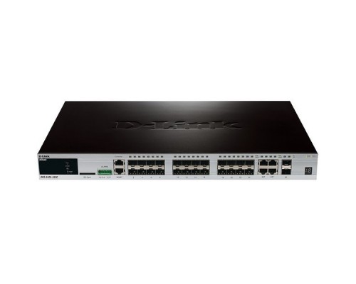 Коммутатор D-Link DGS-3420-26SC управляемый 24xSFP L2+, 4xCombo SFP/1000BaseT, 2xSFP+, 19''