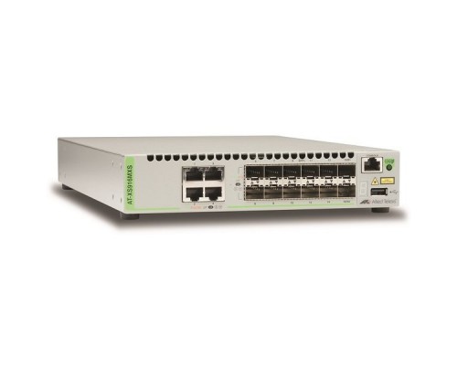 Коммутатор Allied telesis 12x SFP+, 4x 10/100/1000/10G-T, Intelligent Switch, STK, EU Power Cord