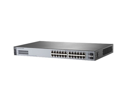 Коммутатор HPE 1820 24G Switch (24 ports 10/100/1000 + 2 SFP, WEB-managed, fanless) (repl. for J9803A)