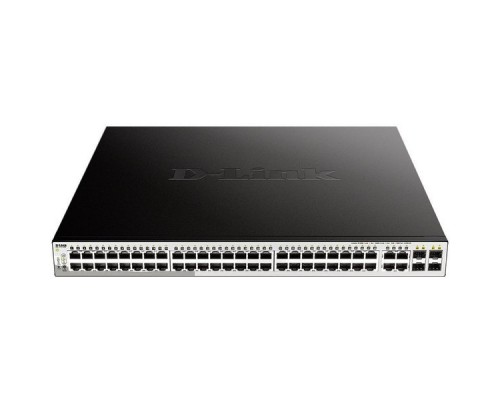 Коммутатор D-Link DGS-1210-52MP/F1A 48G 48PoE 370W настраиваемый