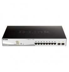 Коммутатор D-Link DGS-1210-10MP/F1A 8G 2SFP 8PoE 130W настраиваемый                                                                                                                                                                                       