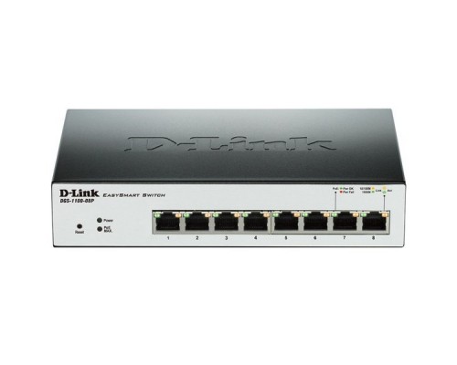 Коммутатор PoE D-link DGS-1100-08P/B1A