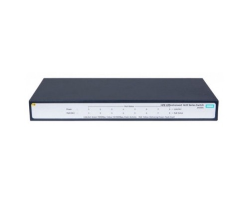 Коммутатор HPE OfficeConnect 1420 JH330A 8G 8PoE+ 64W неуправляемый