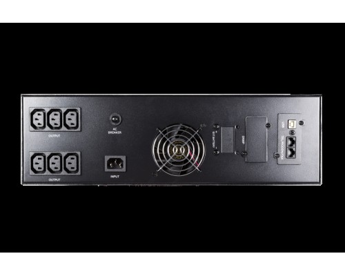 Источник бесперебойного питания IRBIS UPS Optimal  1500VA/1200W, LCD, 6xC13 outlets, USB, SNMP Slot, Rack mount