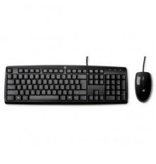 Клавиатура + мышь HP Wired Combo C2500 клав:черный мышь:черный USB                                                                                                                                                                                        
