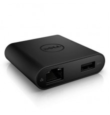 Адаптер Dell (470-ABRY) USB-C to HDMI/VGA/Ethernet/USB 3.0 DA200                                                                                                                                                                                          