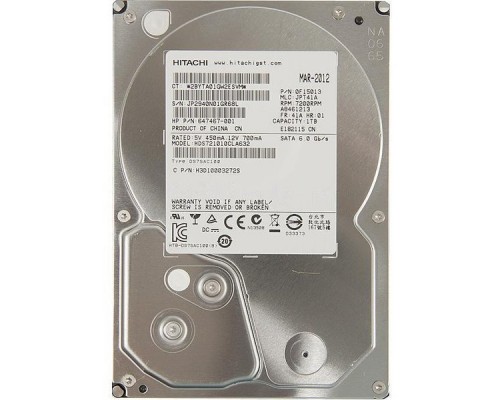 Жесткий диск HP SATA-III 1Tb QK555AA (7200rpm) 32Mb 3.5