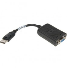 Переходник HP AS615AA DisplayPort (m) VGA (f) черный                                                                                                                                                                                                      