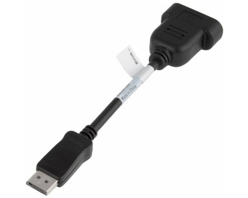 Переходник HP FH973AA DisplayPort (m) DVI-D (f) 0.19м черный