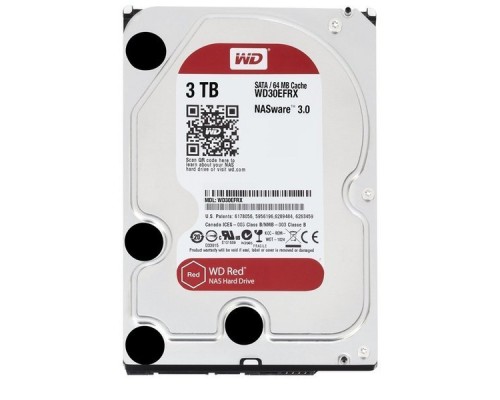 Жесткий диск 3TB WD30EFRX Red, SATA3, Cache 64MB, IntelliPower