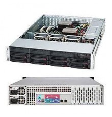 Серверный корпус SuperMicro CSE-825TQ-R740LPB Black 8xHotSwapSAS/ SATA, E-ATX 740W HS 2U RM                                                                                                                                                               