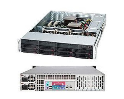 Корпус SuperMicro CSE-825TQC-R740LPB 2x700W черный