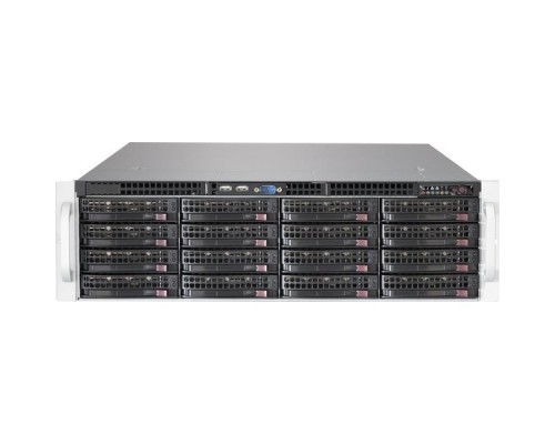 Корпус SuperMicro CSE-836BE1C-R1K03JBOD 3U SC836B 16 Drive JBOD W/Single Expander, Redundant 1KW