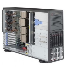 Серверная платформа Supermicro SuperServer 4U 8048B-TR4F no CPU(4) E7-8800v3/v4,E7-4800v3/v4 no memory(32)/ on board RAID 0/1/5/10/ HDD(5)LFF/ 2xGE/ 4x PCI-E/ 2x1400W/ Backplane 5xSATA/SAS                                                              