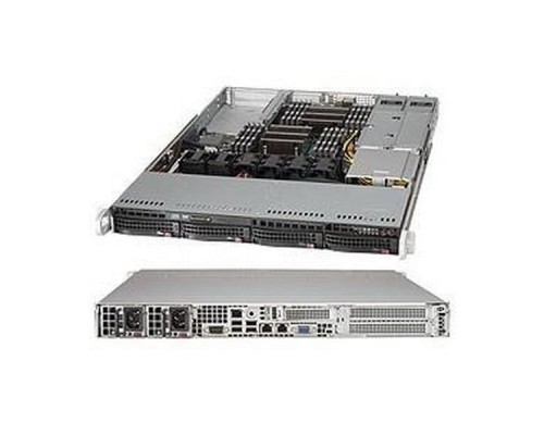 Платформа системного блока SYS-6018R-WTR 1U Rackmount  SC815TQ-R706WB  LGA 2011 X10DRW-i  (16xDDR4 slots 10xSATA3 slots  6xUSB3.0  VGA  2xPCI-E3.0 x16 slots  1PCI-E3.0x8 Mezzanine for HBA cards)