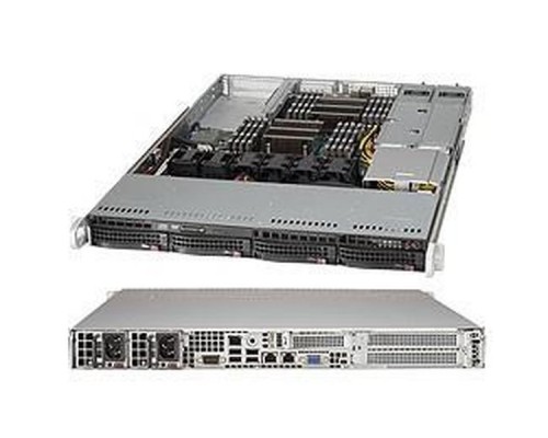 Платформа системного блока SYS-6018R-WTR 1U Rackmount  SC815TQ-R706WB  LGA 2011 X10DRW-i  (16xDDR4 slots 10xSATA3 slots  6xUSB3.0  VGA  2xPCI-E3.0 x16 slots  1PCI-E3.0x8 Mezzanine for HBA cards)