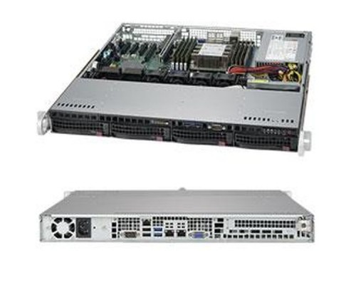 Сервер.платформа SuperMicro SYS-5019P-M 1U 1xS3647 TDP165W 4LFF 2xGbE 1xFH 1x350W