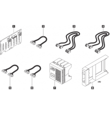 Набор для монтажа ThinkSystem SR550/SR650 2.5'' SATA/SAS 8-Bay Backplane Kit                                                                                                                                                                              