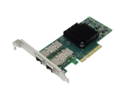 Сетевой адаптер MCX4121A-ACAT ConnectX-4 Lx EN Network Interface Card 25GbE Dual-Port SFP28 PCIe3.0 x8 ROHS